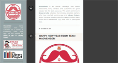 Desktop Screenshot of maovember.com